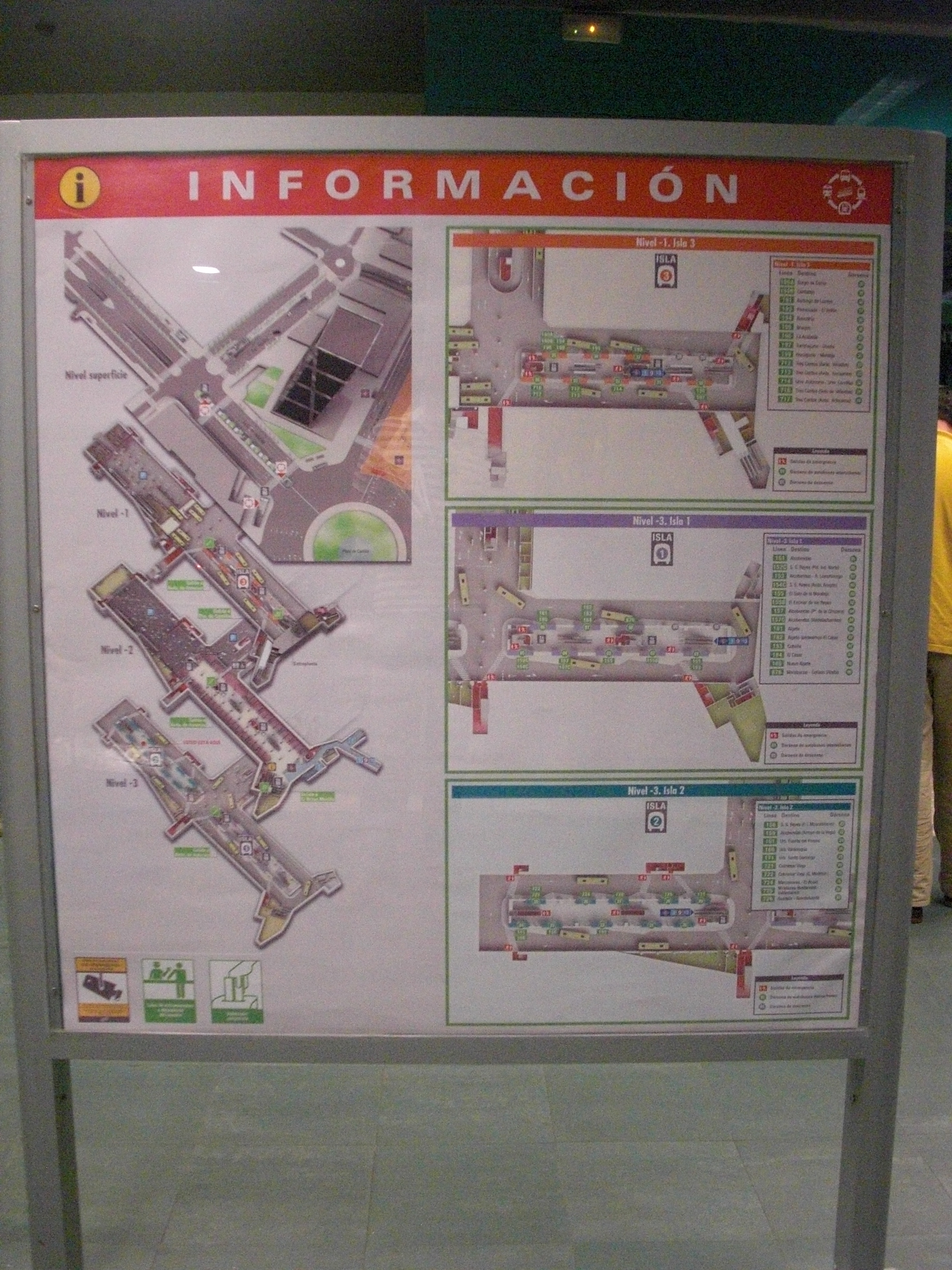 Mappa Intercambiador plaza Castilla Mappa Intercambiador plaza Castilla