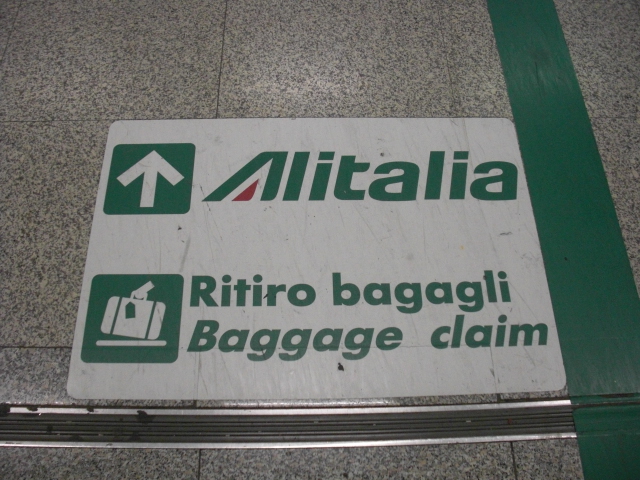 Ritiro Bagagli Alitalia a Roma Fiumicino Ritiro Bagagli Alitalia a Roma Fiumicino